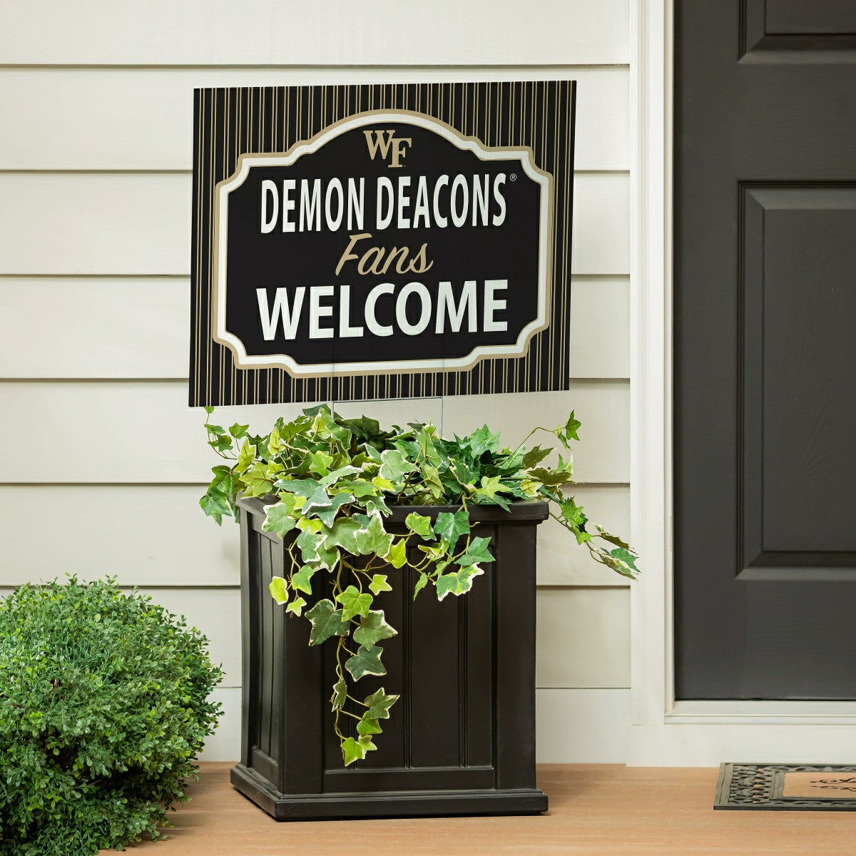 Wake Forest University Coroplast Yard Sign, "Fans Welcome", Collegiate, Home