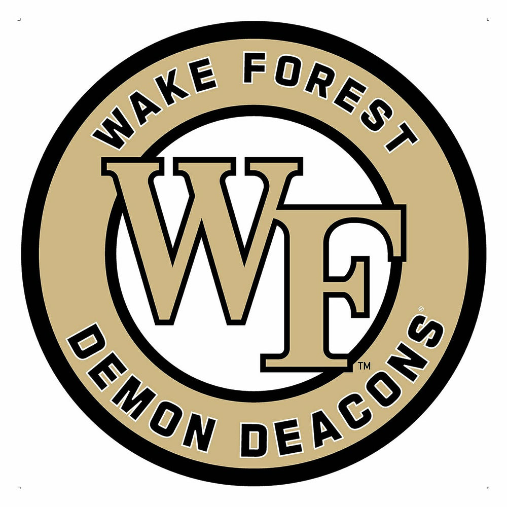 Wake Forest University College Large Round Edgelite LED Decor, Collegiate, Home