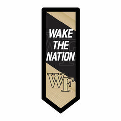 LED Wall Decor, College Football Pennant, Wake Forest University, Collegiate, Home