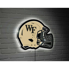 LED Wall Decor, College Football Helmet, Wake Forest University, Collegiate, Home