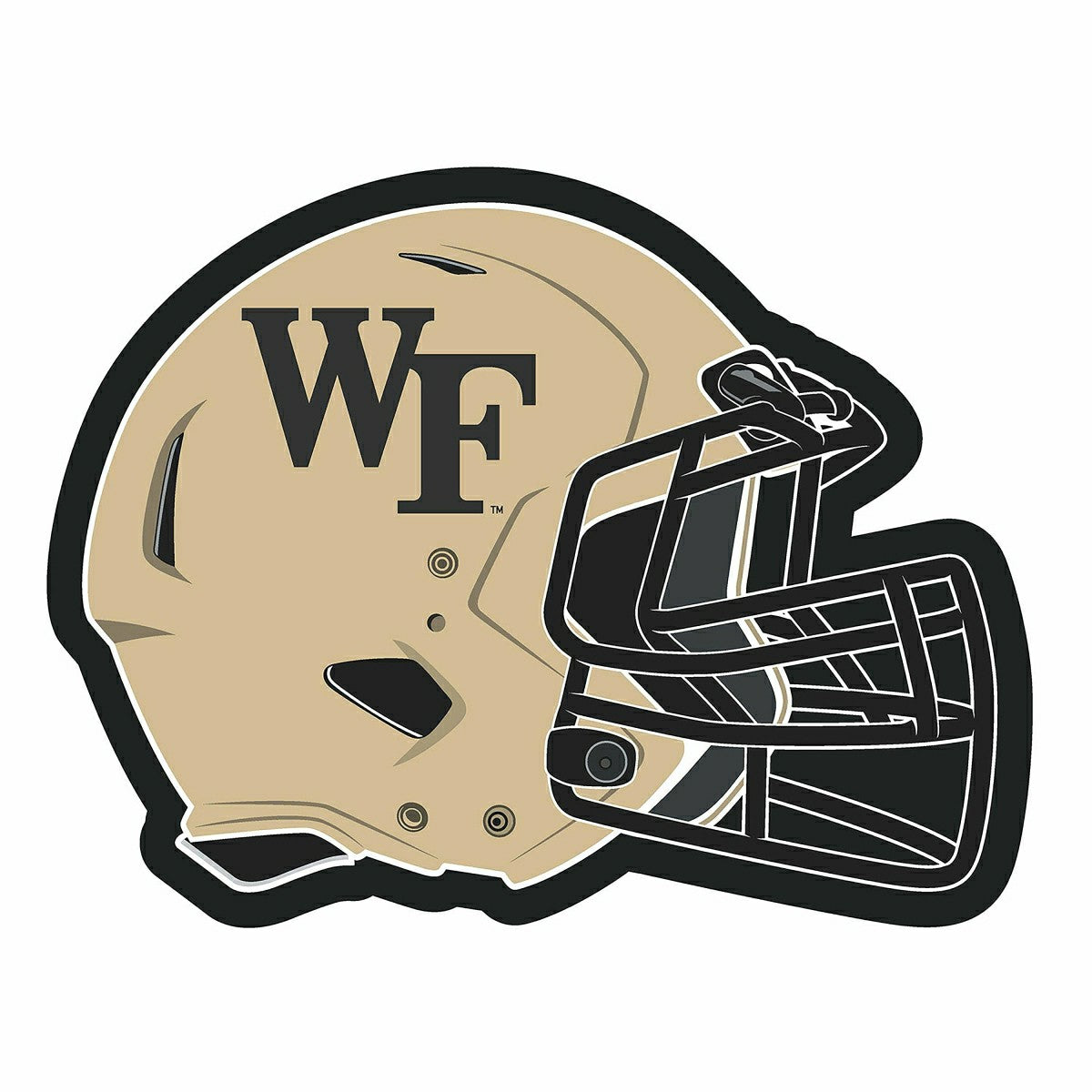 LED Wall Decor, College Football Helmet, Wake Forest University, Collegiate, Home