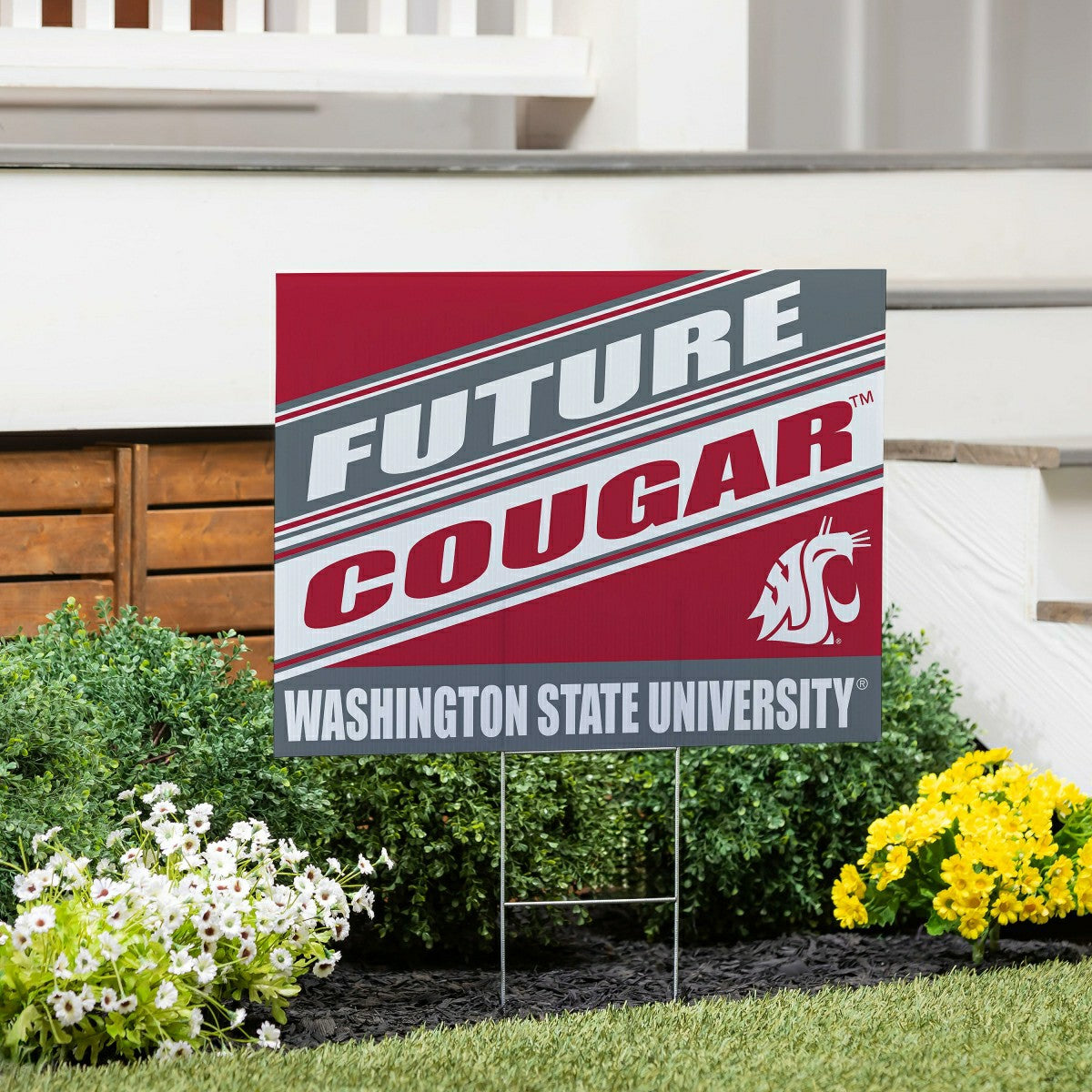 Washington State University Coroplast Yard Sign, Future Student, Collegiate, Home