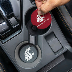 Washington State University Car Coaster Set, 2pc, Collegiate, Home