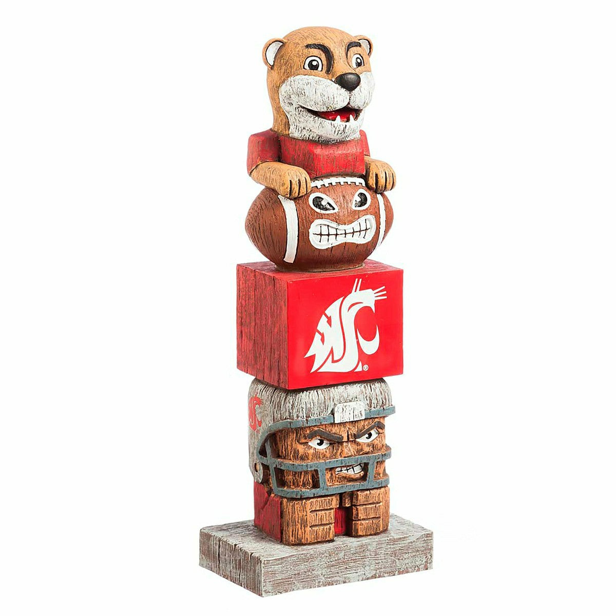 Washington State Tiki Team Totem Garden Statue, Collegiate, Home