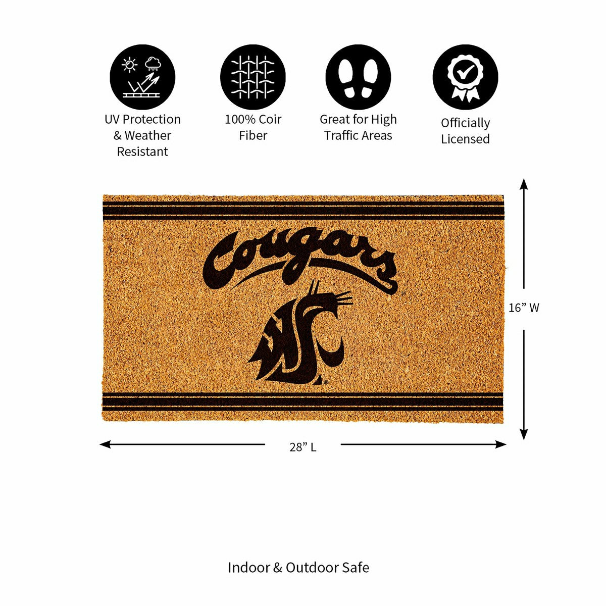 Washington State University, Coir Mat 1C, Collegiate