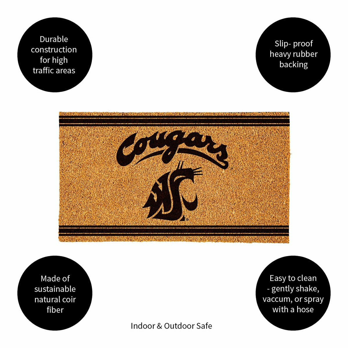 Washington State University, Coir Mat 1C, Collegiate