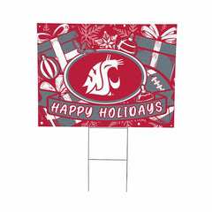 Washington State University Yard Sign, Holiday, Collegiate, Home