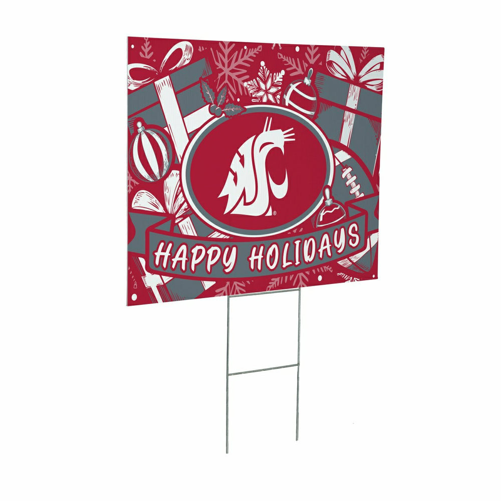Washington State University Yard Sign, Holiday, Collegiate, Home