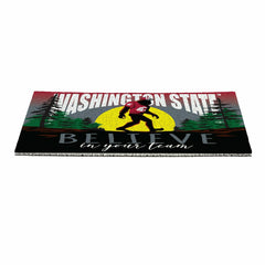 Washington State University Bigfoot PVC Mat, 28"x16", Collegiate