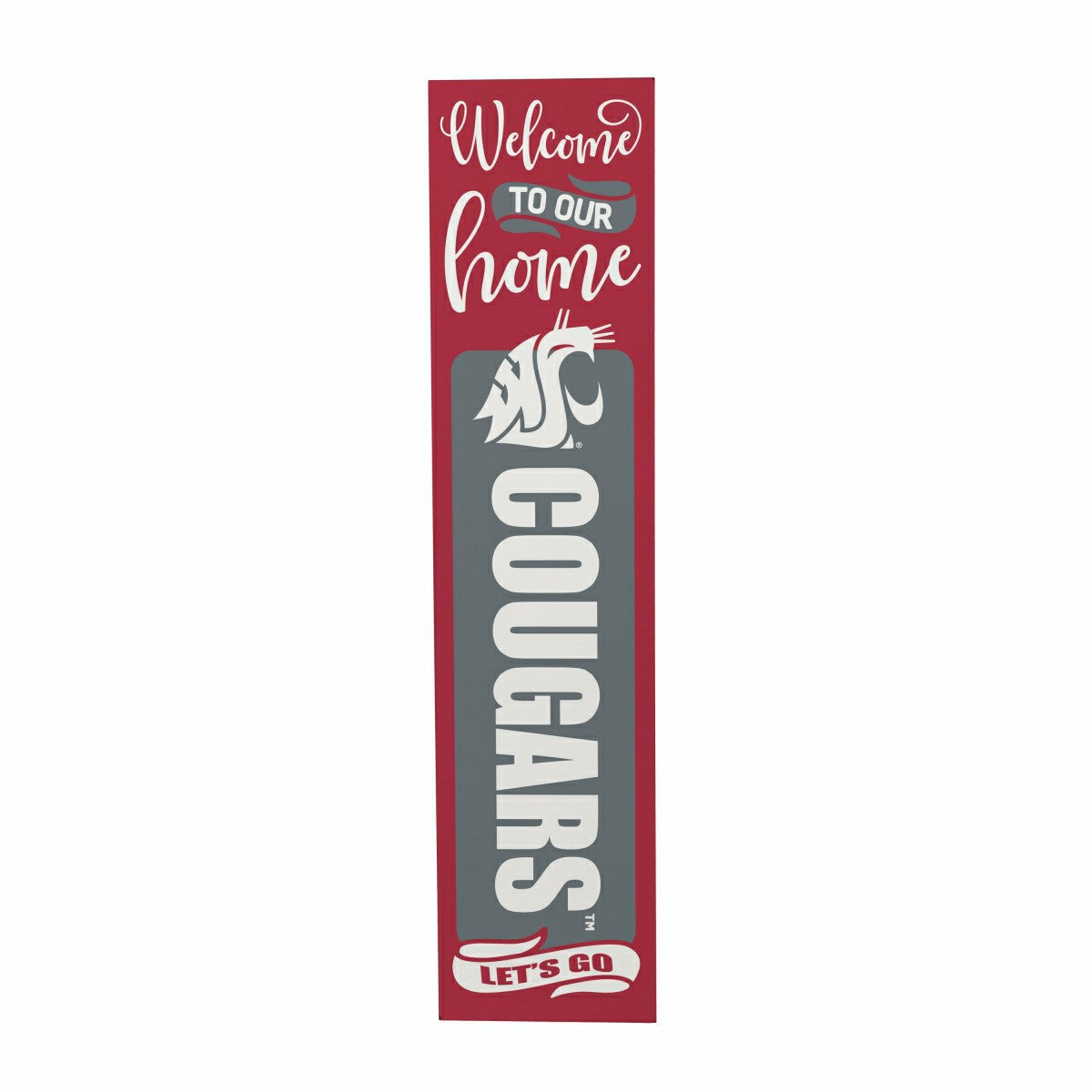 47" Double Sided Leaner, Washington State University, Halloween, Collegiate, Home