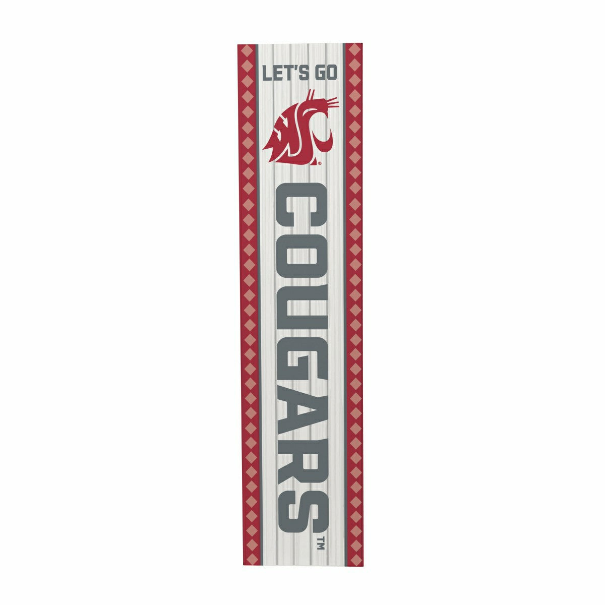 47" Double Sided Leaner, Washington State University, Christmas, Collegiate, Home