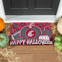 Washington State University Halloween PVC Mat, 28"x16", Collegiate