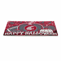 Washington State University Halloween PVC Mat, 28"x16", Collegiate