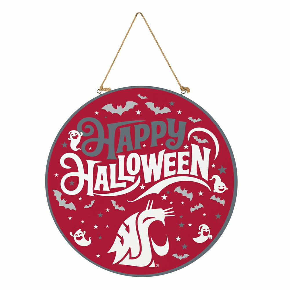 Washington State University Halloween Round Door Décor with Hanging Ro, Collegiate, Home
