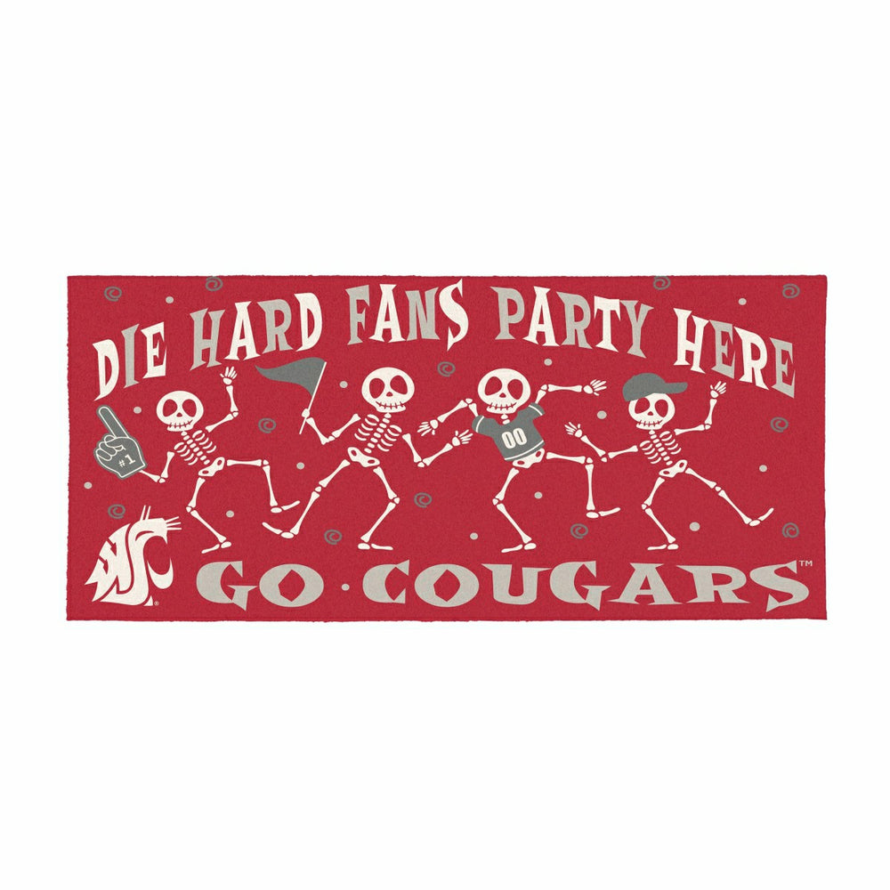 Washington State University Flocked Coir Halloween Sassafras Switch Ma, Collegiate