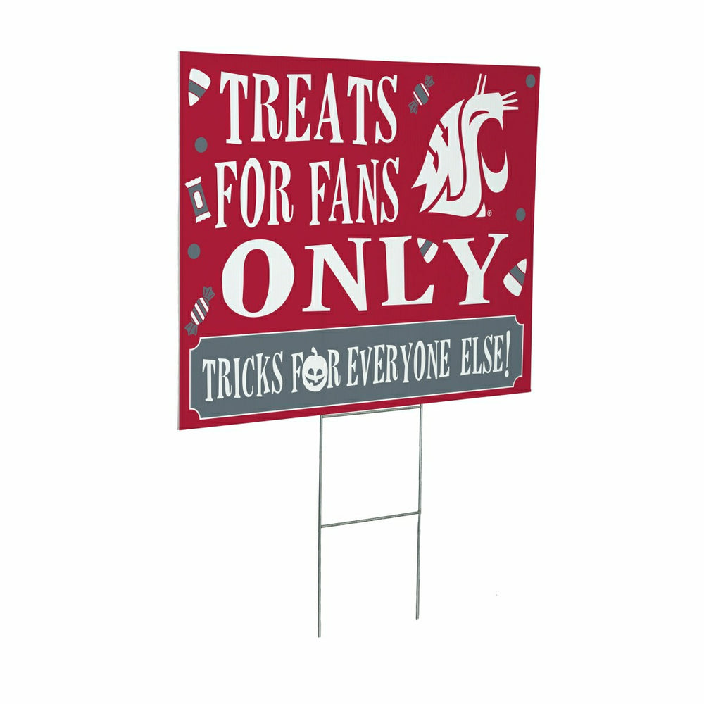 Washington State University Yard Sign, Halloween Treats for Fans, Collegiate, Home