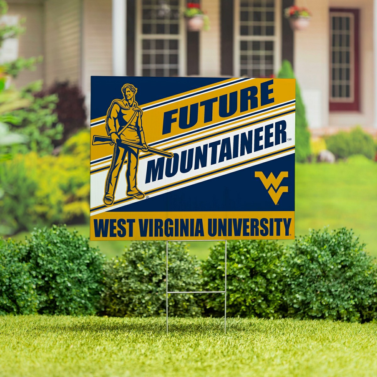 West Virginia University Coroplast Yard Sign, Future Student, Collegiate, Home