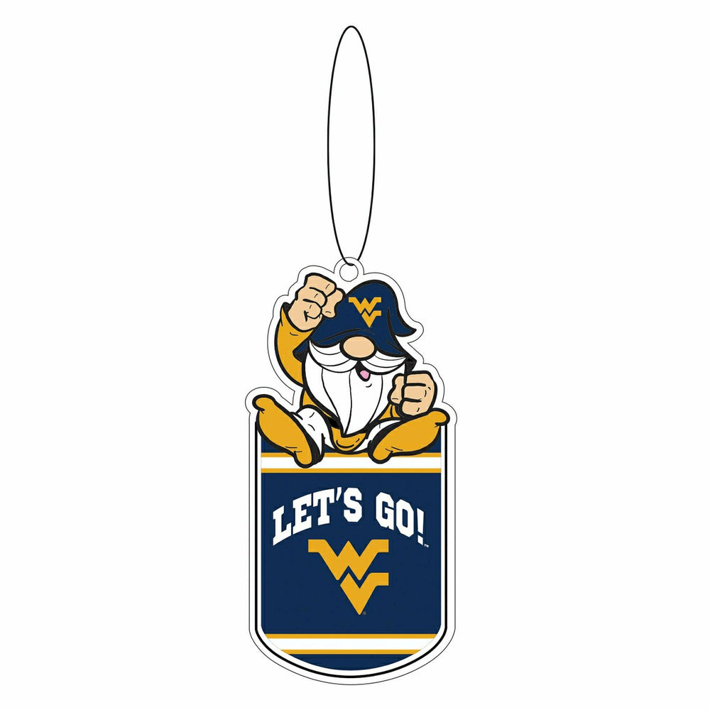 West Virginia University Gift Tag Ornament, Gnome Fan, Collegiate, Home