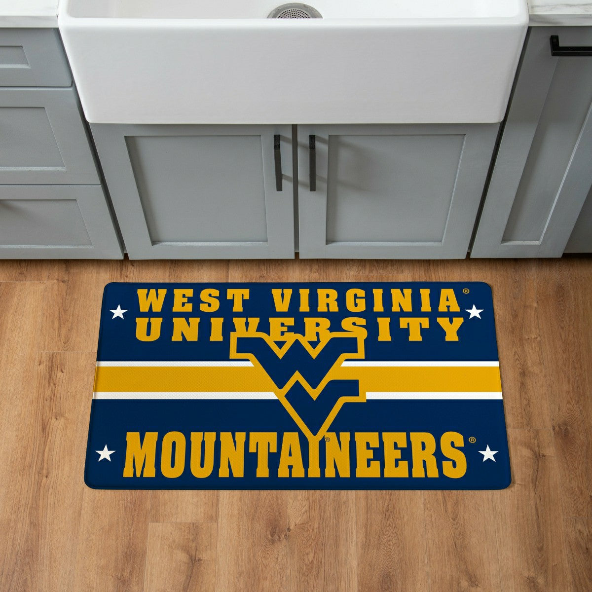 West Virginia University Anti-Fatigue Mat, 18"x30", Collegiate
