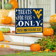 West Virginia University Yard Sign, Halloween Treats for Fans, Collegiate, Home