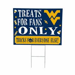 West Virginia University Yard Sign, Halloween Treats for Fans, Collegiate, Home
