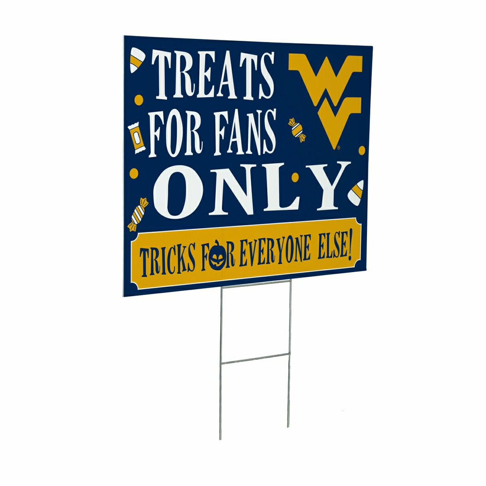 West Virginia University Yard Sign, Halloween Treats for Fans, Collegiate, Home