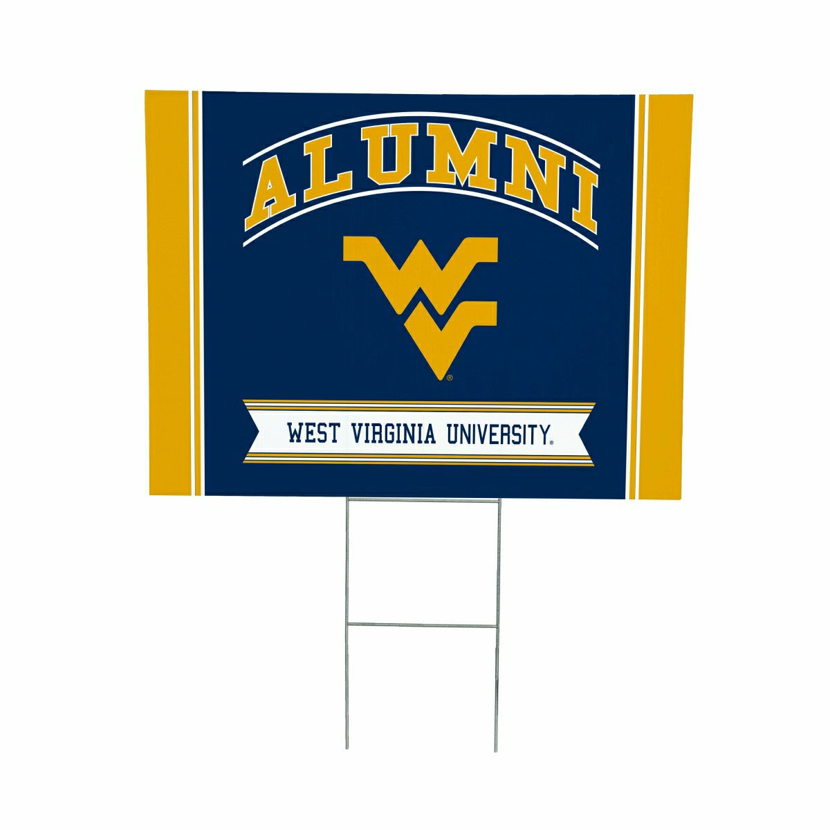 West Virginia University Coroplast Yard Sign Alumni, Collegiate, Home
