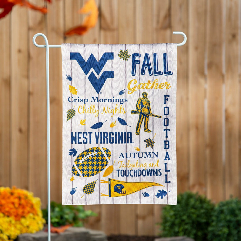 West Virginia University, Moire Flag, GDN, Fall Seasonal, Collegiate, Home