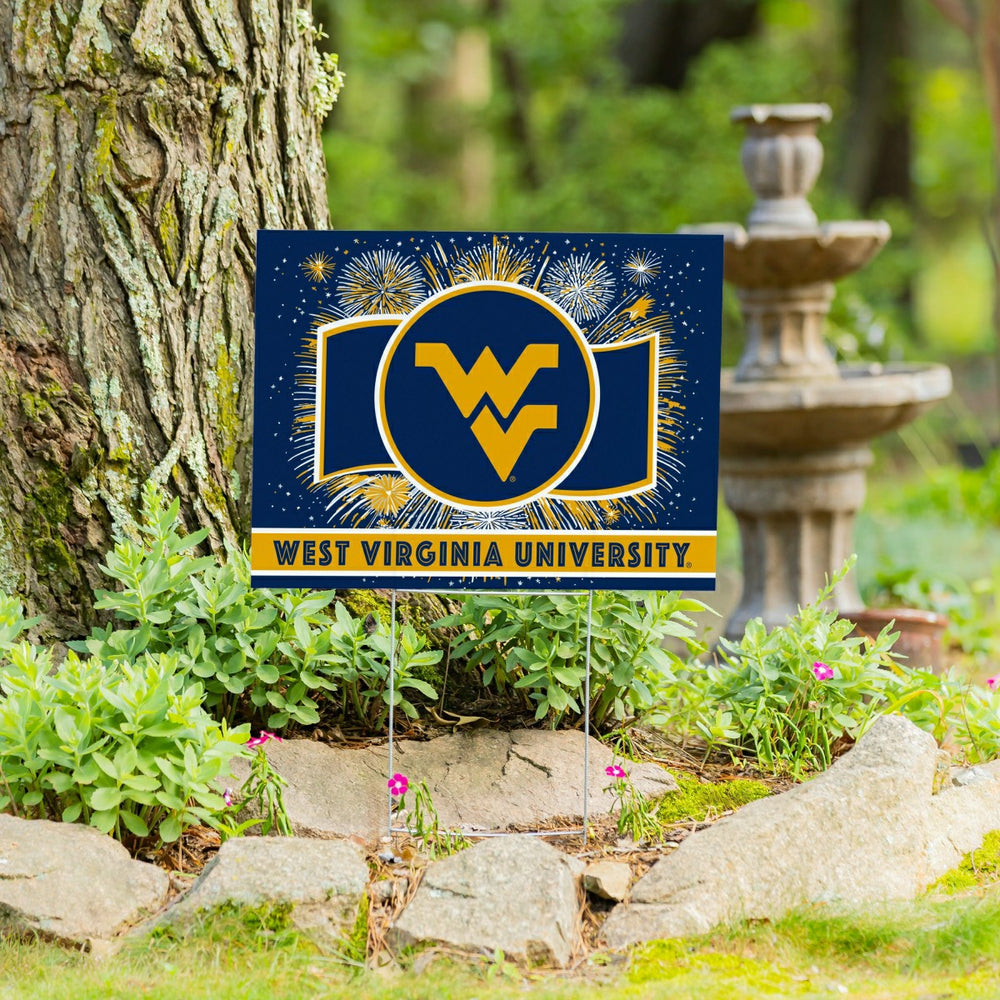 West Virginia University Yard Sign, Patriotic, Collegiate, Home