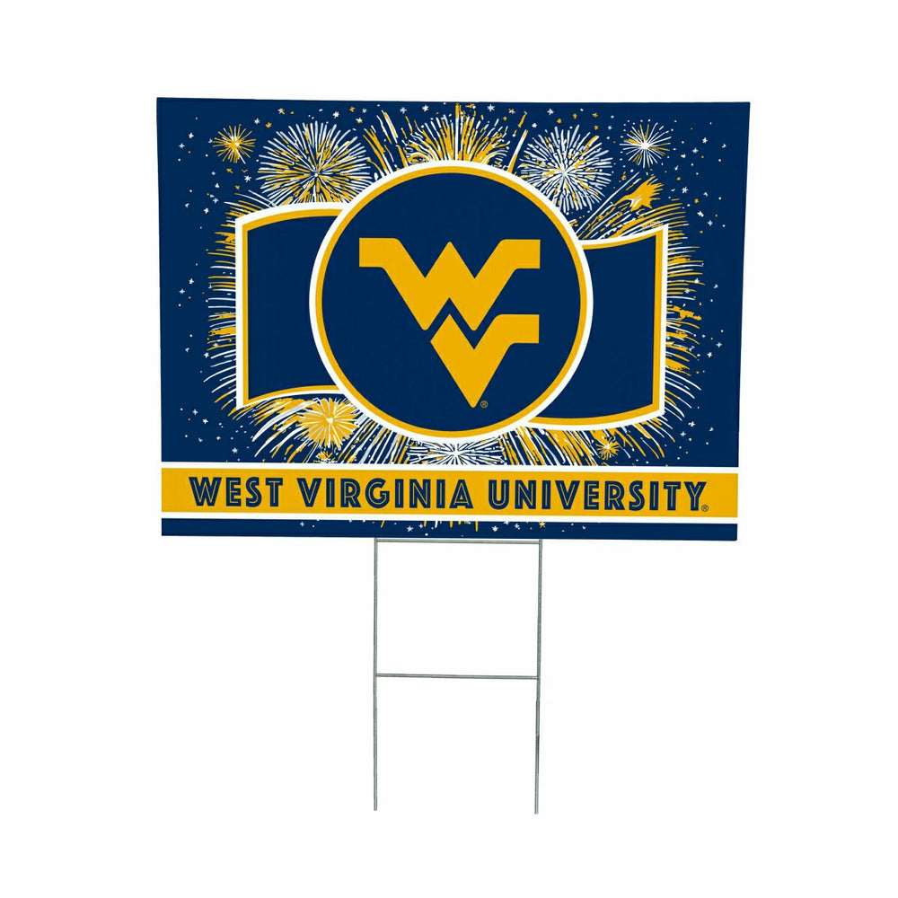 West Virginia University Yard Sign, Patriotic, Collegiate, Home