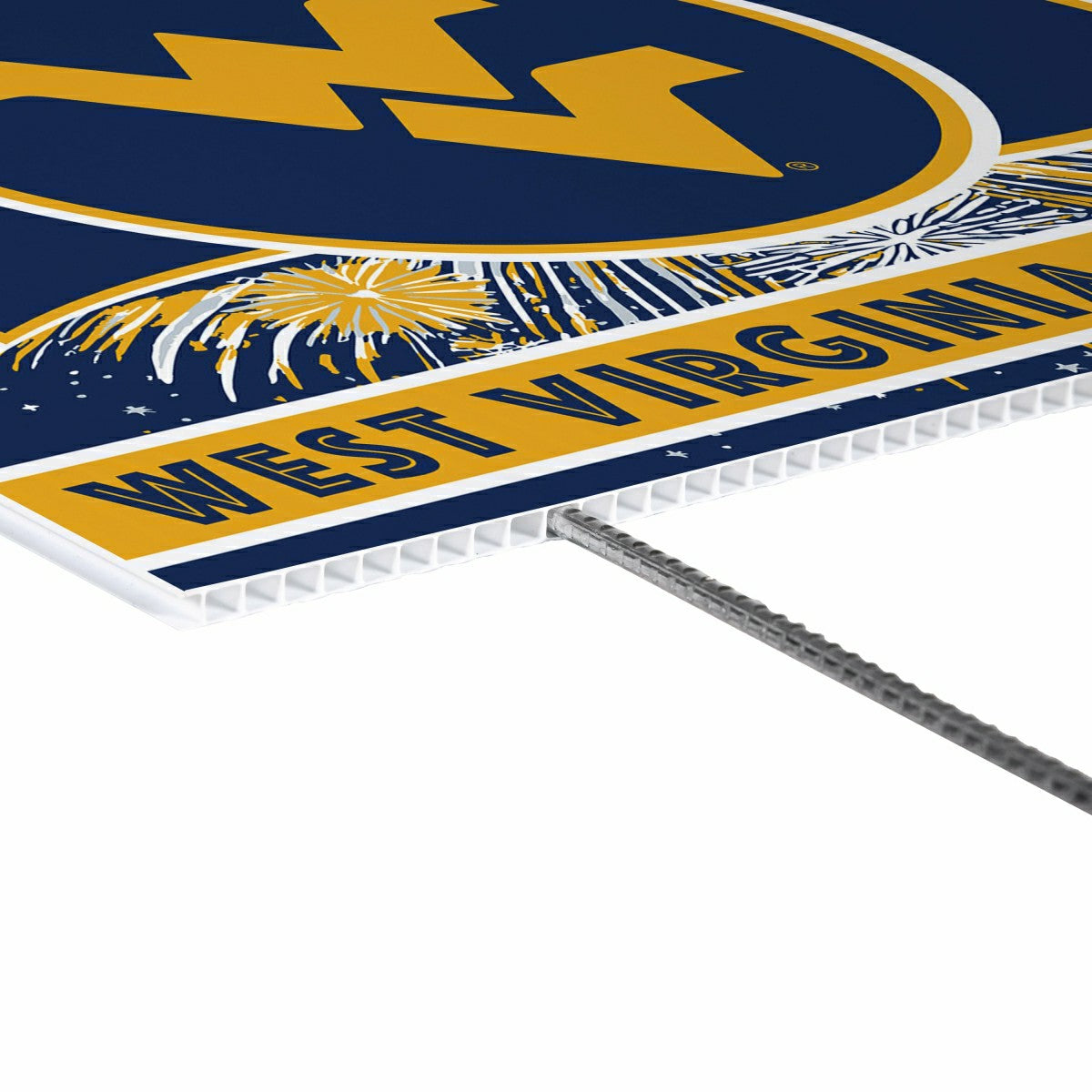 West Virginia University Yard Sign, Patriotic, Collegiate, Home