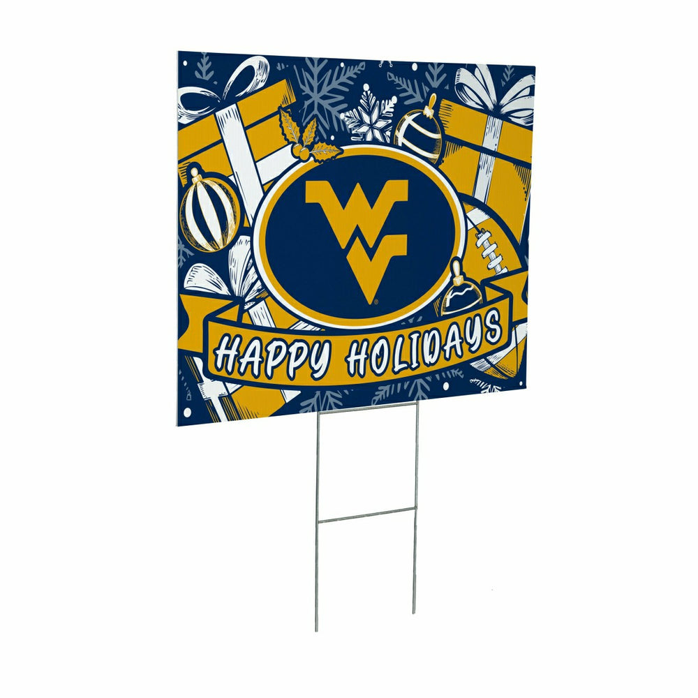 West Virginia University Coroplast Yard Sign, Holiday, Collegiate, Home