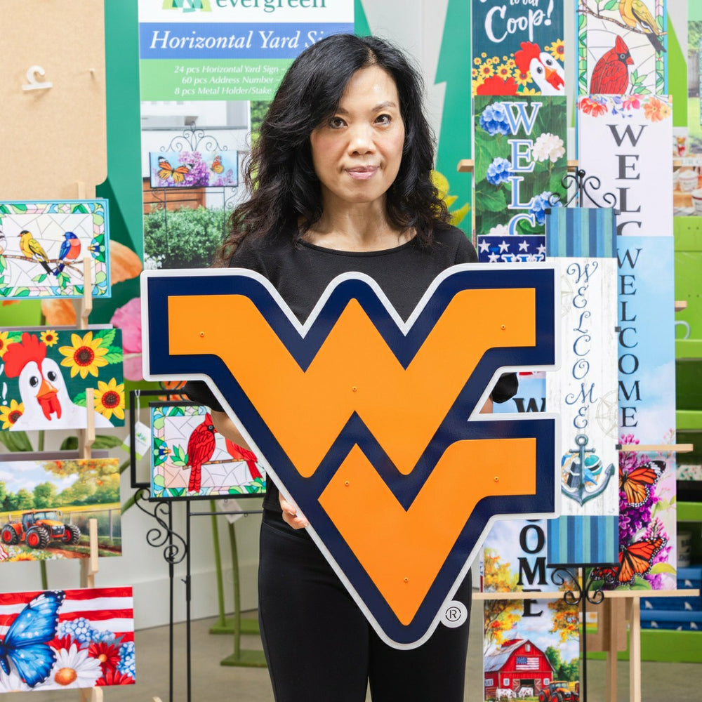 West Virginia University Premier Metal Wall Art, Collegiate, Home