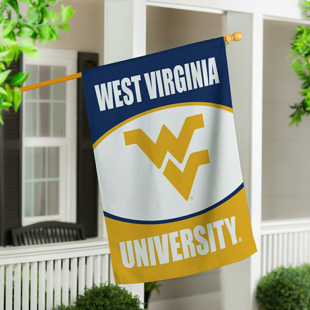 West Virginia University Suede Flag, House, Collegiate, Home