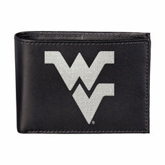 West Virginia University Black Bi-Fold Embroidered Wallet, Collegiate, Home
