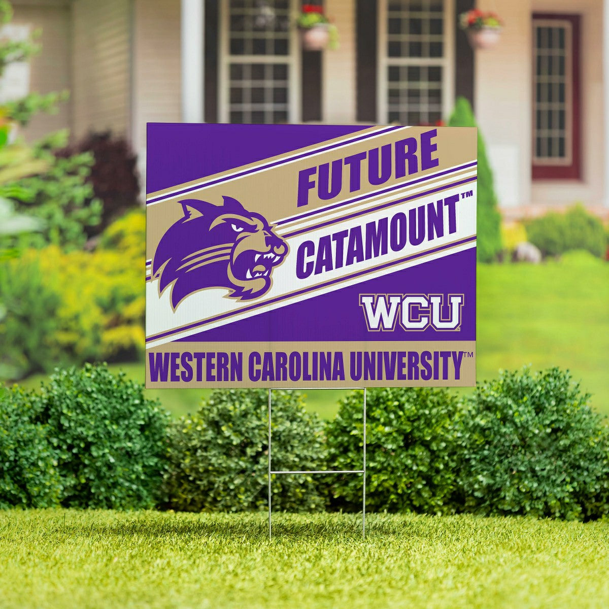 Western Carolina University Coroplast Yard Sign, Future Student, Collegiate, Home