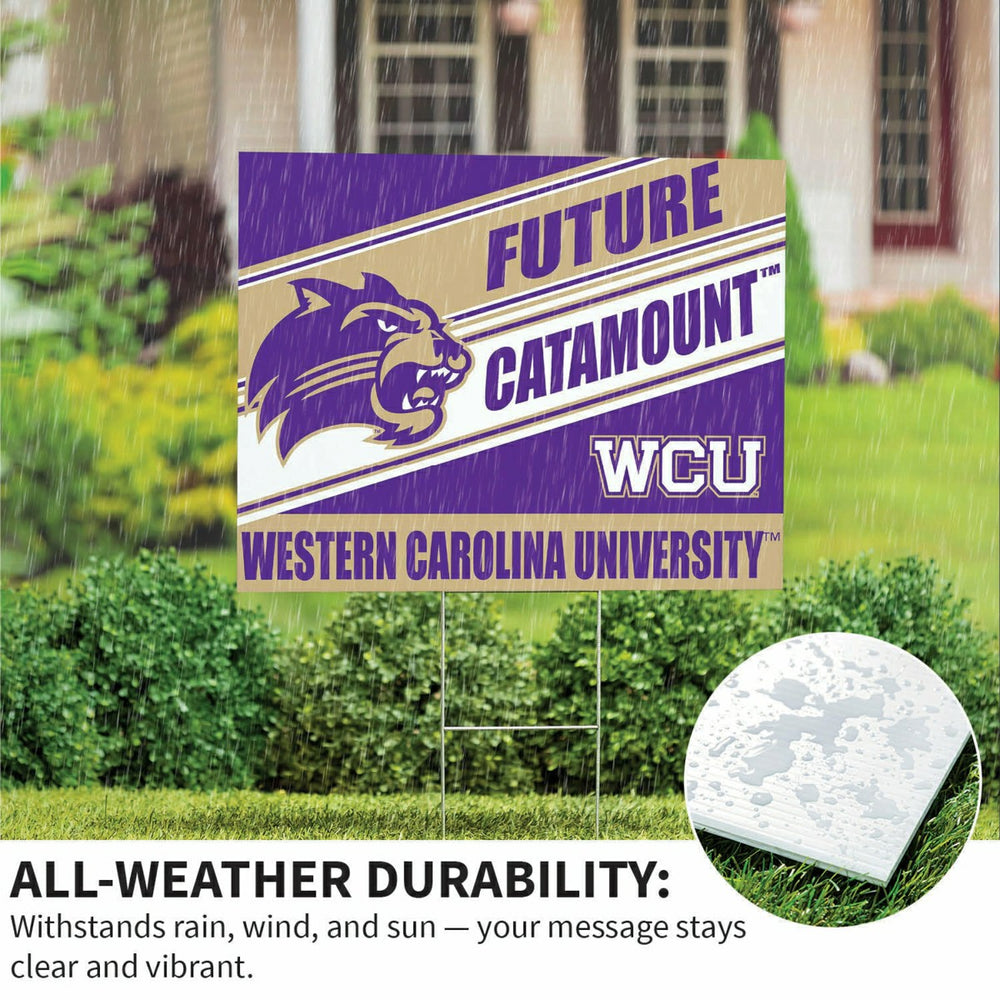 Western Carolina University Coroplast Yard Sign, Future Student, Collegiate, Home