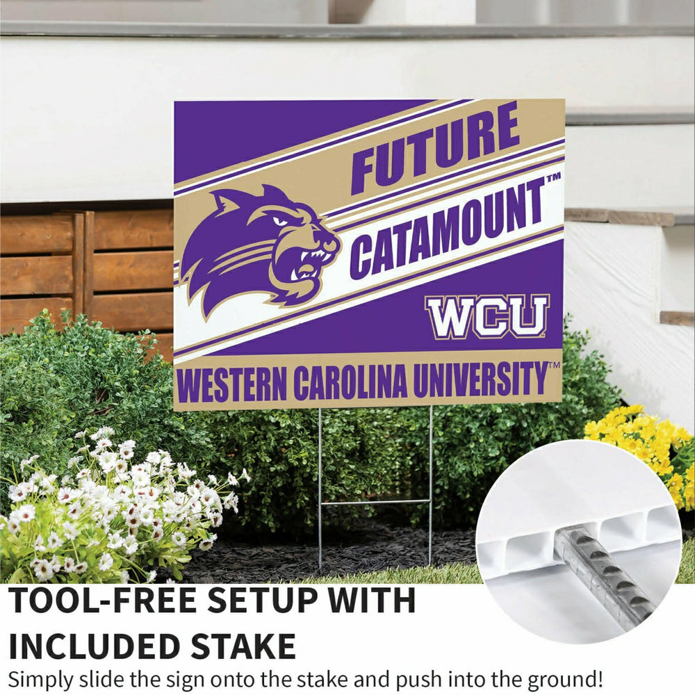 Western Carolina University Coroplast Yard Sign, Future Student, Collegiate, Home