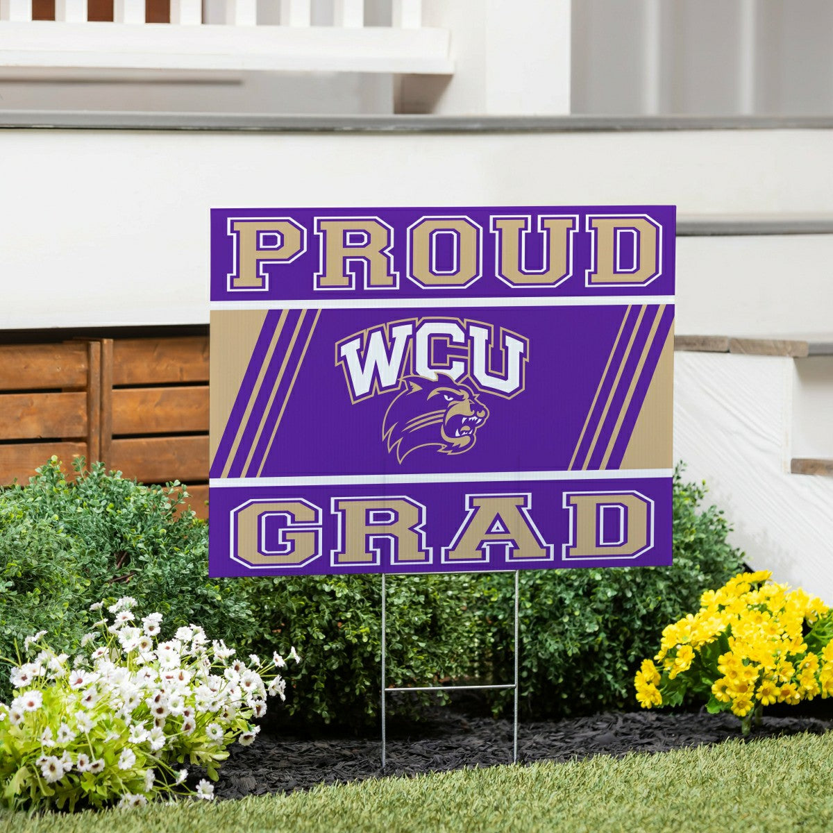 Western Carolina University Coroplast Yard Sign Graduate, Collegiate, Home