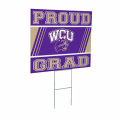 Western Carolina University Coroplast Yard Sign Graduate, Collegiate, Home