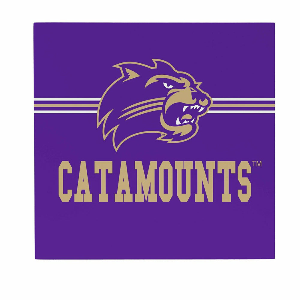 Western Carolina University Wood Wall Sign, 12x12, Collegiate, Home