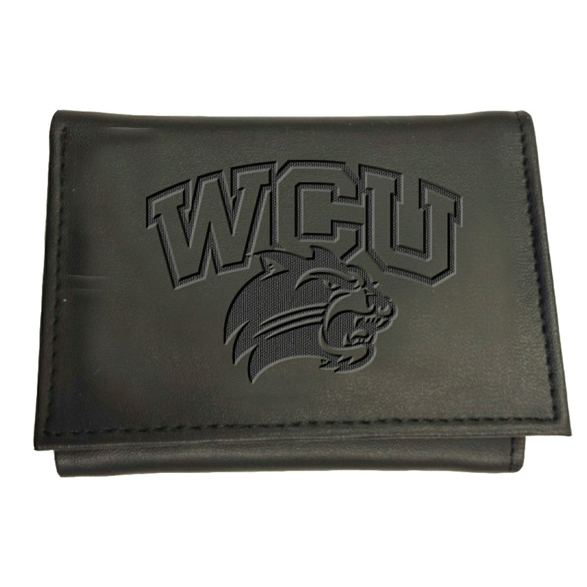 Western Carolina University, Tri-Fold Wallet, Black, Collegiate, Home