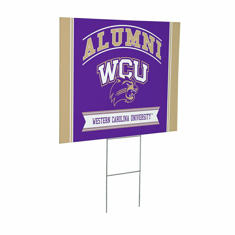 Western Carolina University Coroplast Yard Sign Alumni, Collegiate, Home