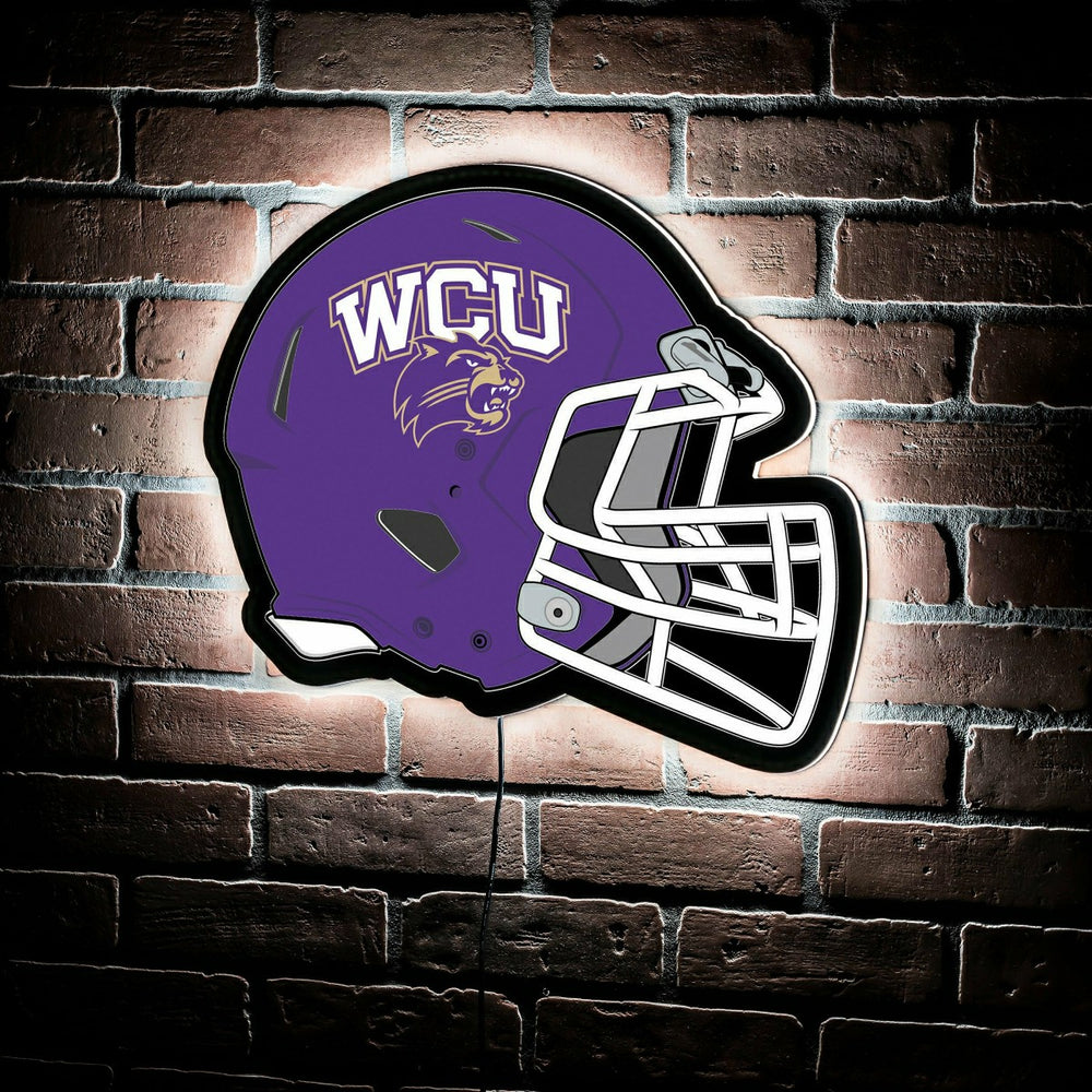 LED Wall Decor, Helmet, Western Carolina University, Collegiate, Home