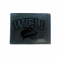 Front Pocket Wallet w/ RFID Blocking, Western Carolina University, Bla, Collegiate, Home
