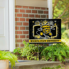 Wichita State University Yard Sign, Patriotic, Collegiate, Home