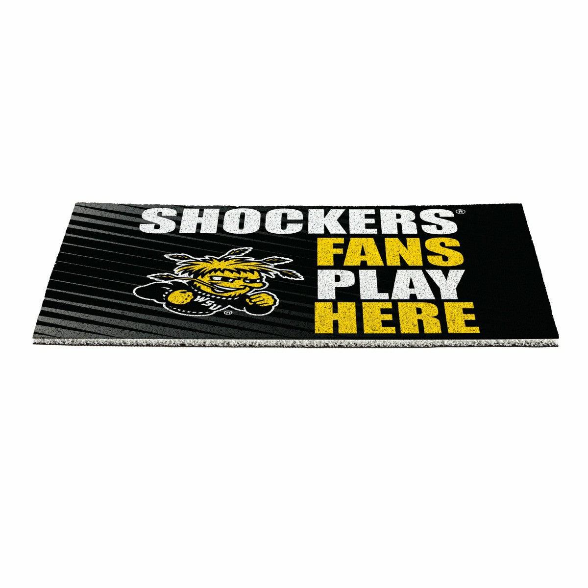 Wichita State University Fan Mat, 28"x16", Collegiate