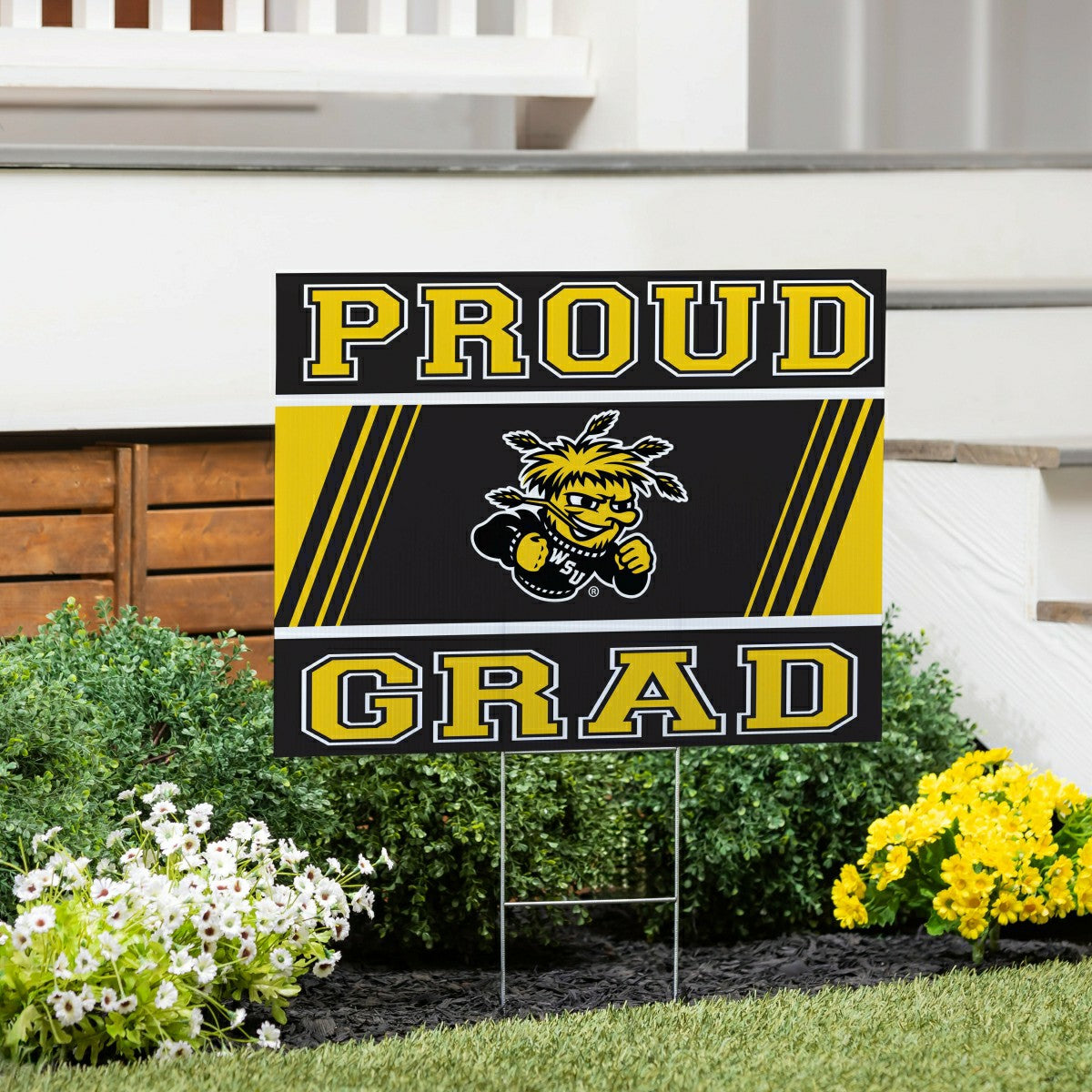 Wichita State University Coroplast Yard Sign Graduate, Collegiate, Home