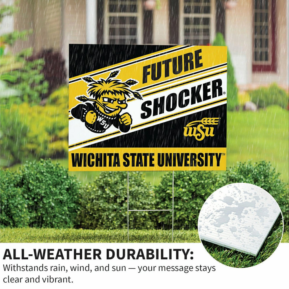 Wichita State University Coroplast Yard Sign, Future Student, Collegiate, Home