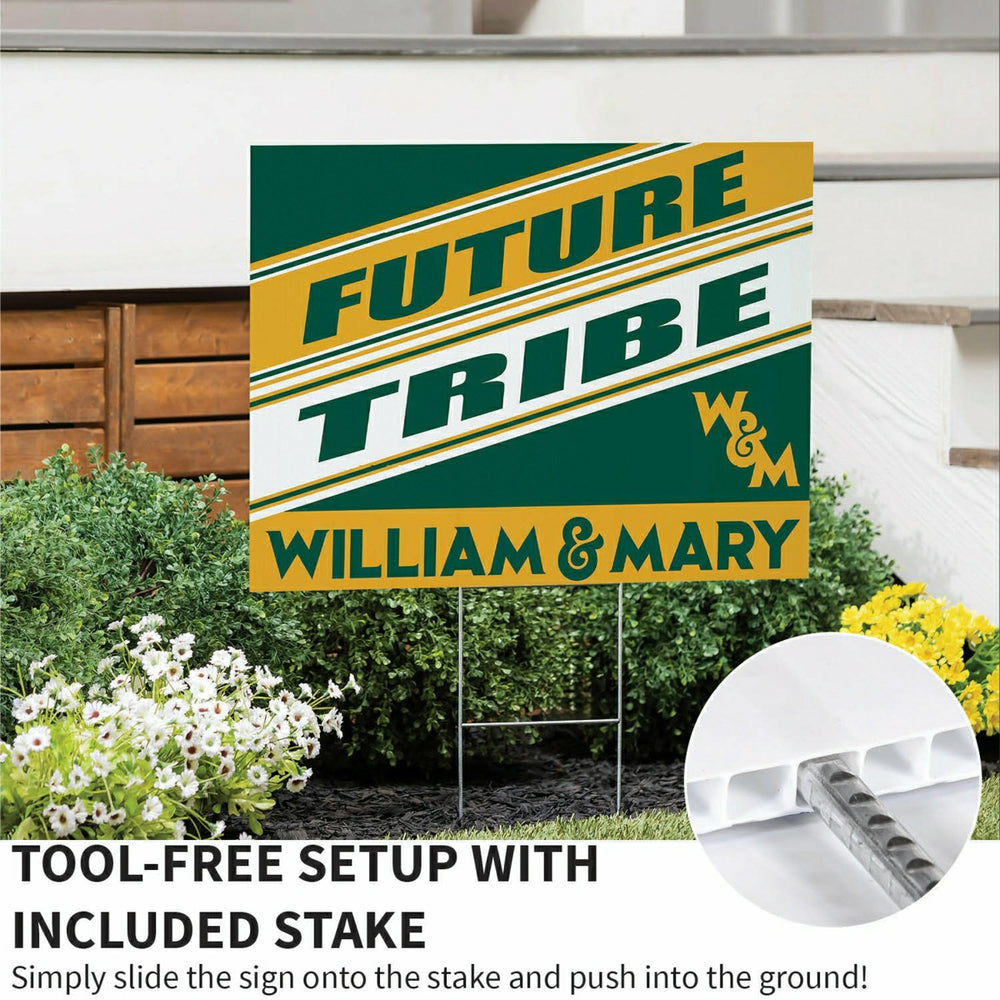 William & Mary Coroplast Yard Sign, Future Student, Collegiate, Home